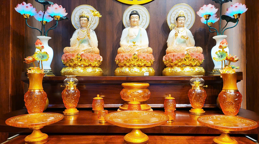 Ban thờ phật cao cấp sang trọng
