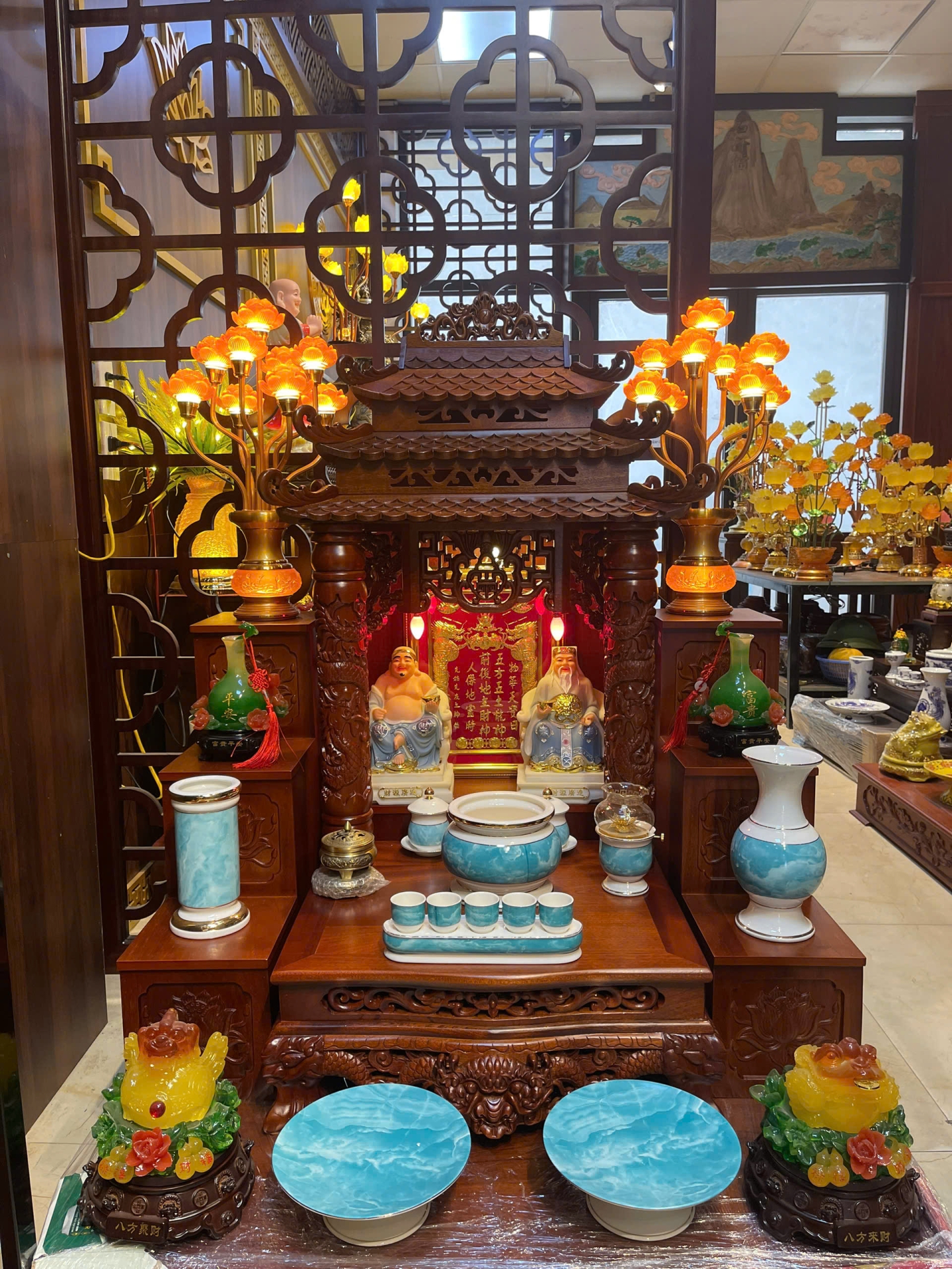 K&iacute;ch thước b&agrave;n thờ Thần T&agrave;i chuẩn ph&ugrave; hợp với kh&ocirc;ng gian nh&agrave;