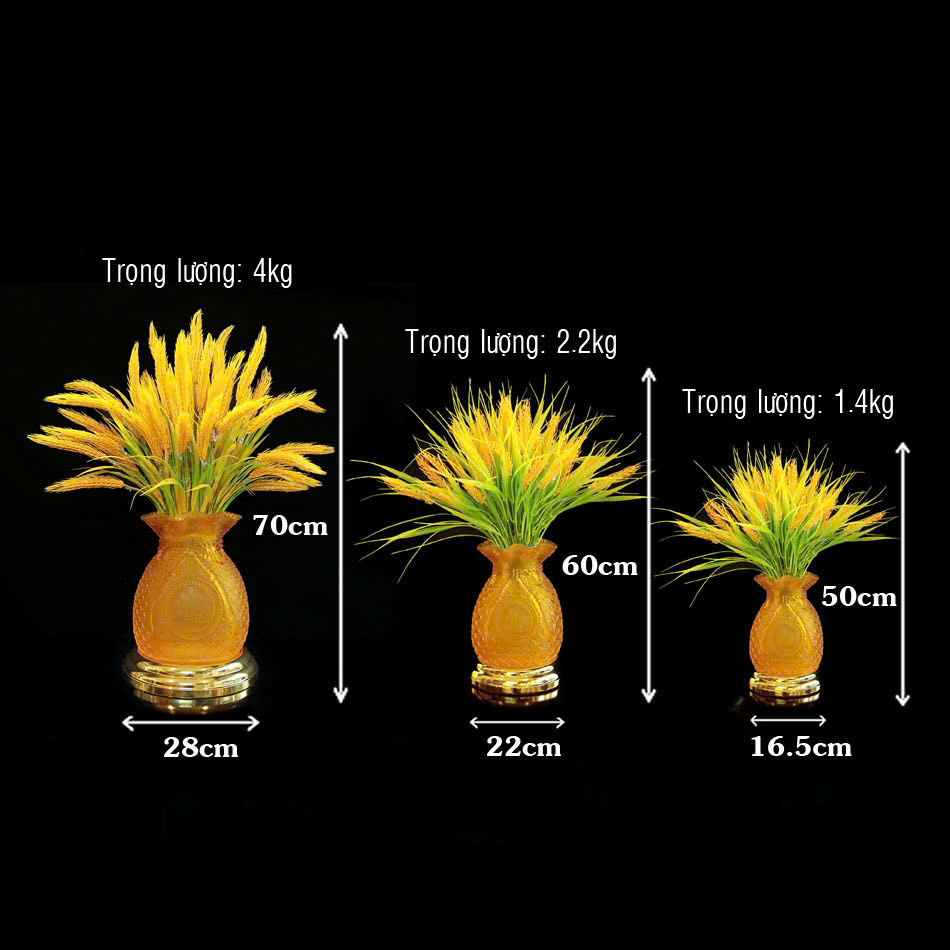 Đèn Bông Lúa Thịnh Vượng – Đèn Trang Trí Phong Thủy Hút Tài Lộc