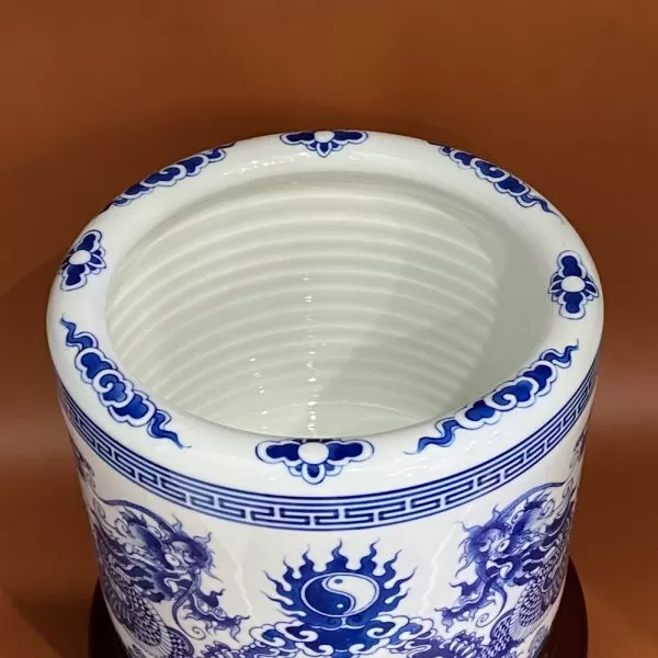 Bát Hương Trường Phúc Men Lam