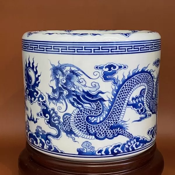 Bát Hương Trường Phúc Men Lam