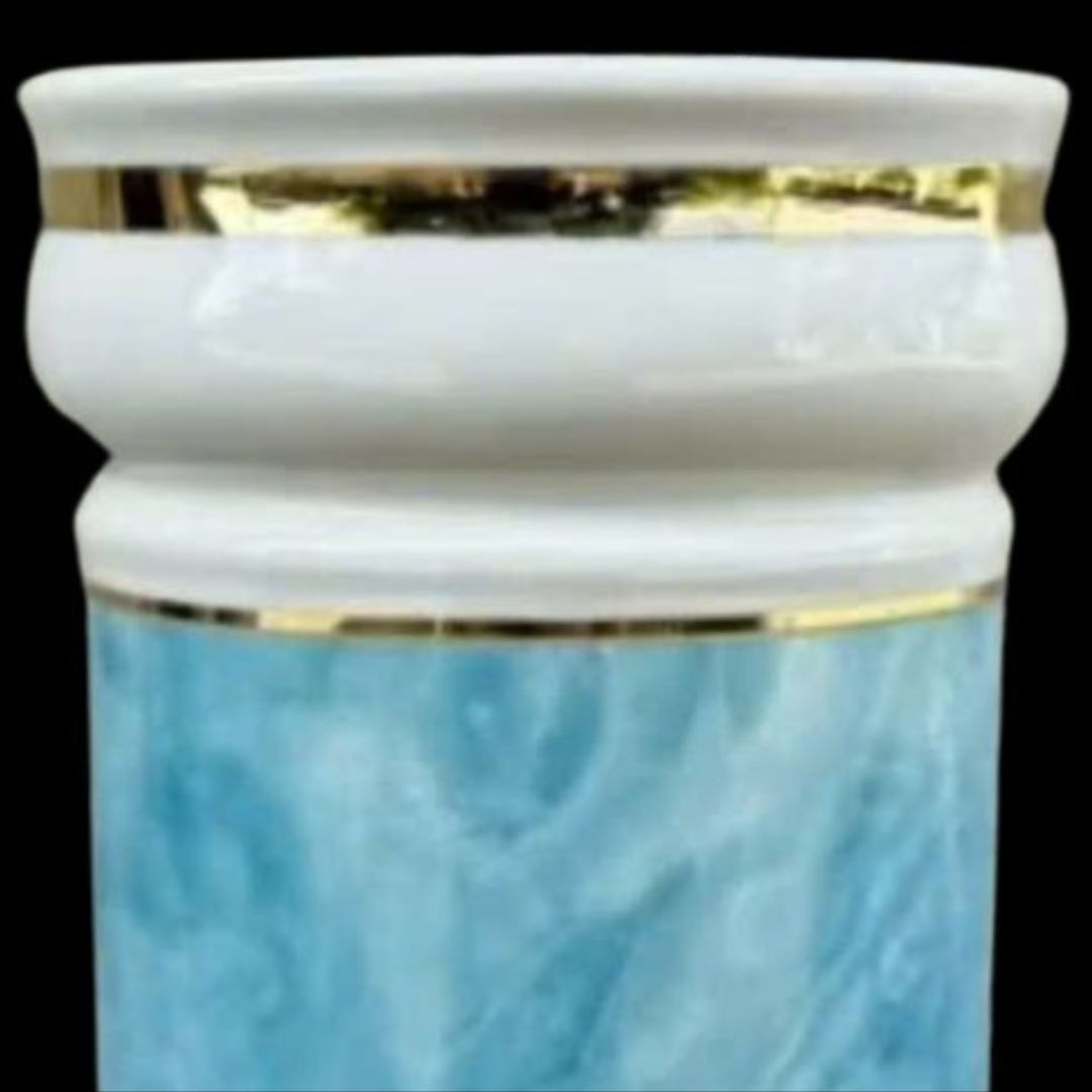 Ống hương thờ cúng màu xanh lam