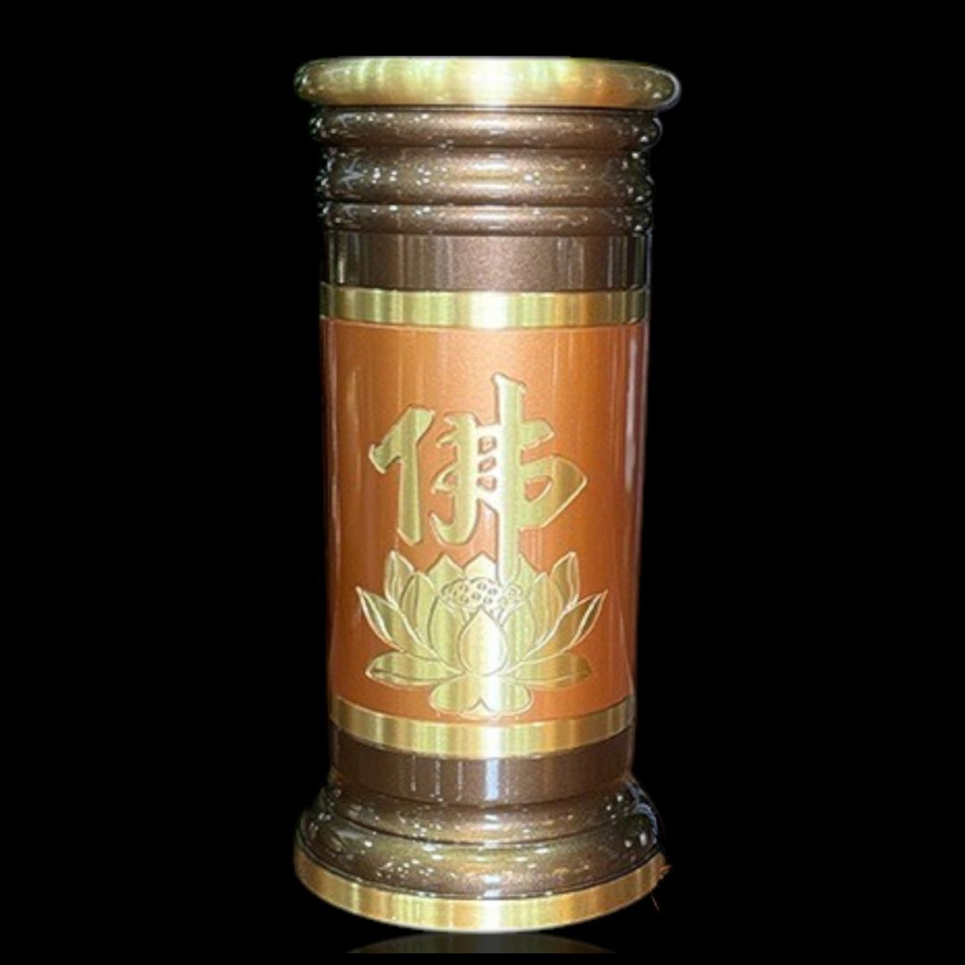 Ống hương phong thủy nâu đỏ