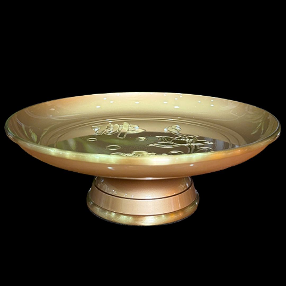 Mâm Bồng Đồng Vàng