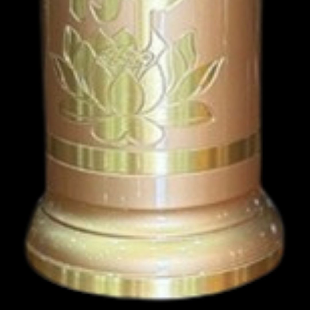 Ống hương phong thủy màu vàng