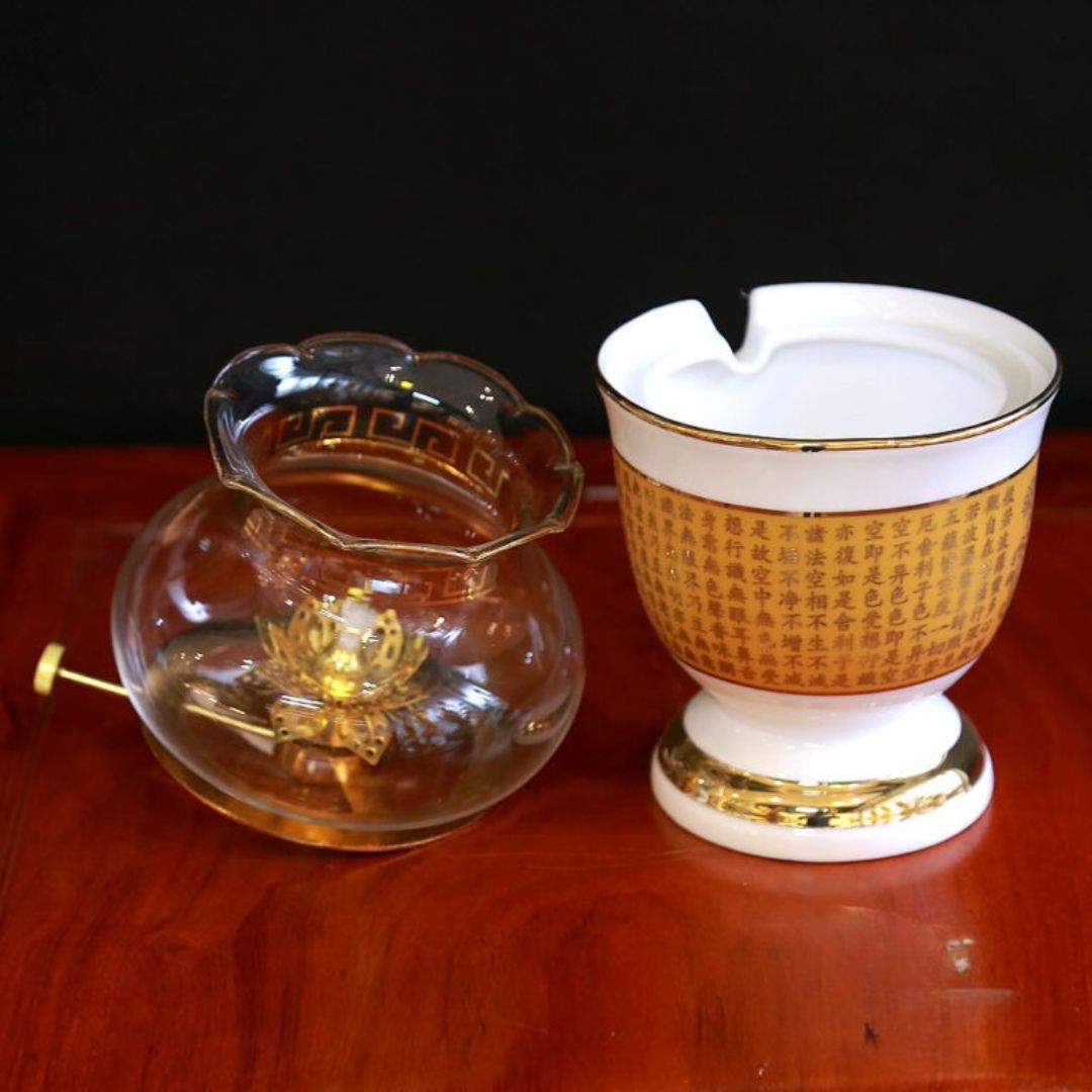 Đèn dầu thờ cúng cao cấp