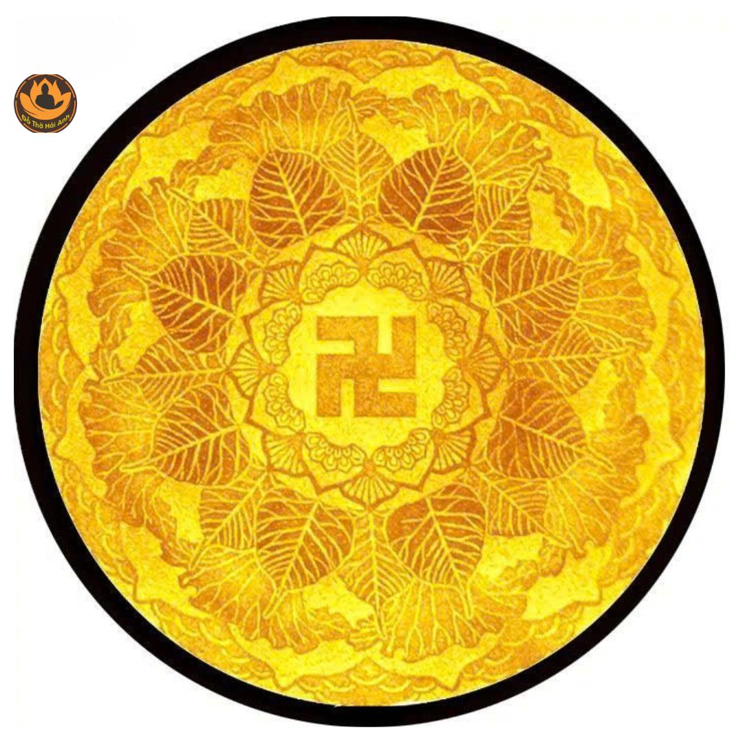 Tranh Trúc Chỉ Mandala Tròn -TC001