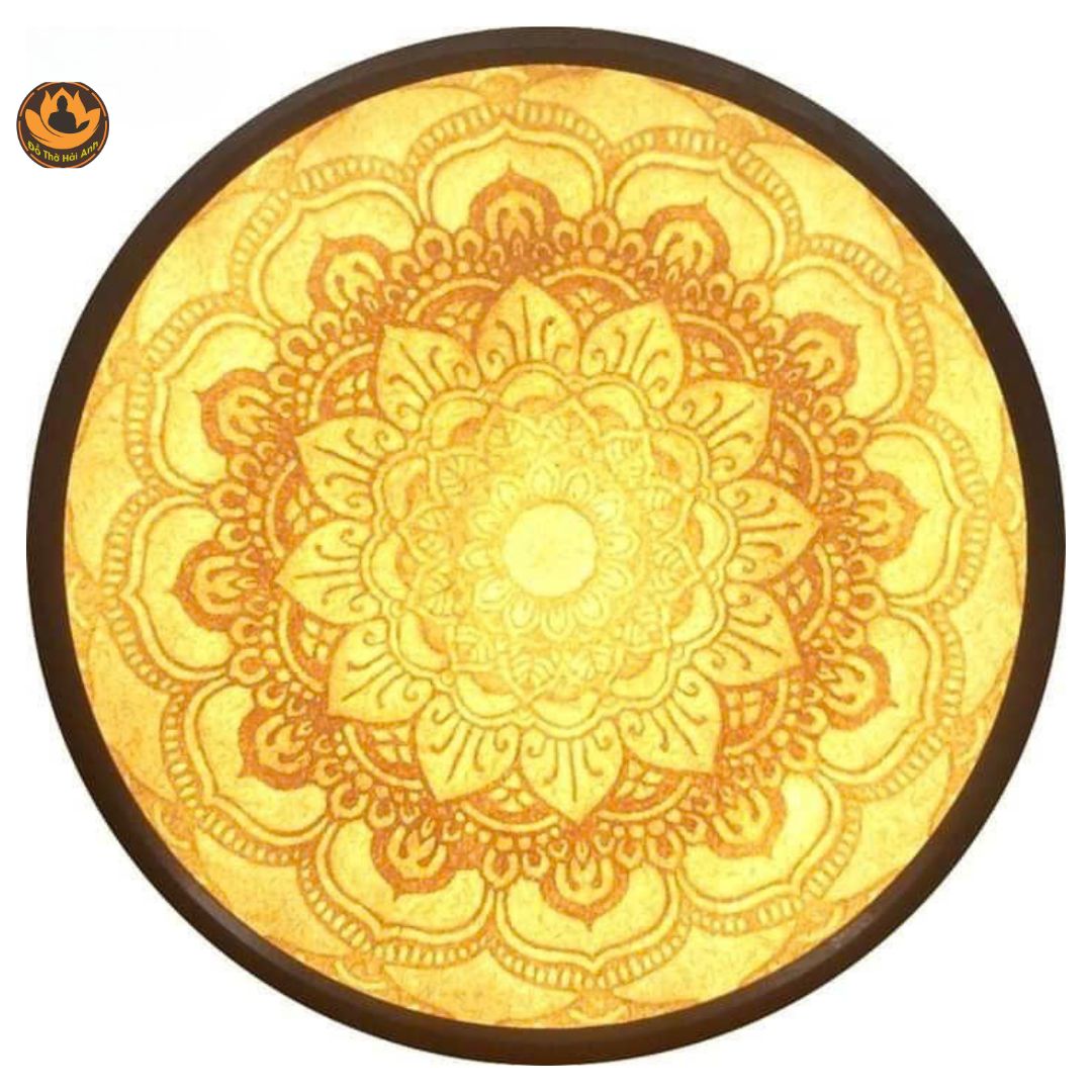 Tranh Trúc Chỉ Mandala Tròn -TC001