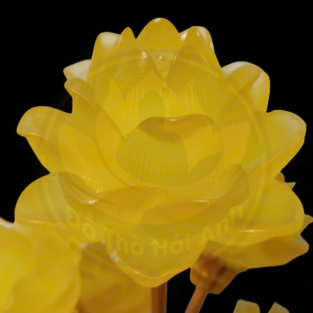 Đèn Lưu Ly 7 bông Sen Lọ Nhôm