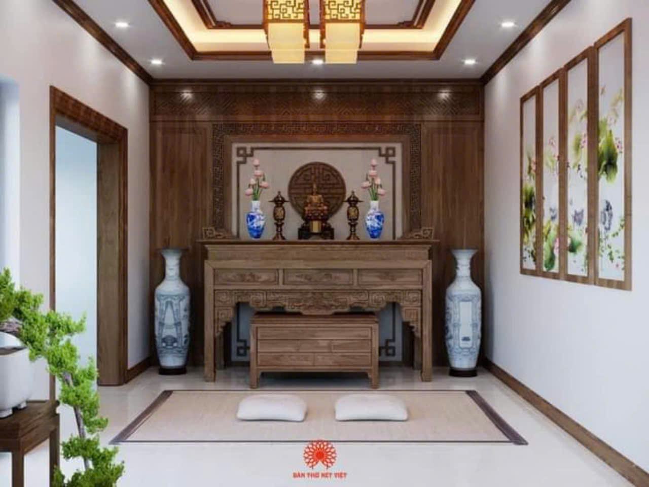 Mẫu Phòng Thờ Đẹp M10