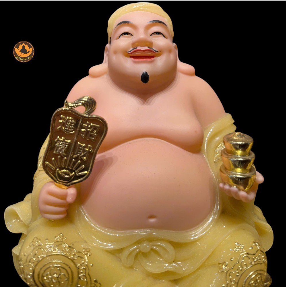 Tượng Tài Địa Vàng Đá Thạch Anh Phát Tài , Quy Tiền Trợ Qúy .