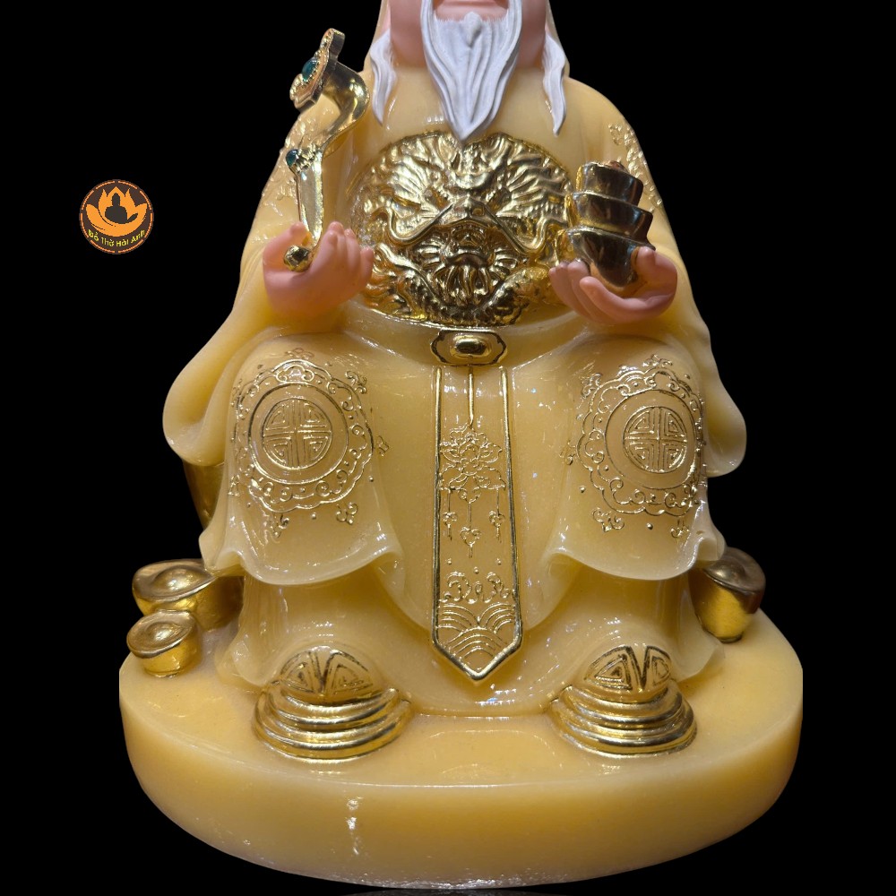 Tượng Tài Địa Vàng Đá Thạch Anh Phát Tài , Quy Tiền Trợ Qúy .