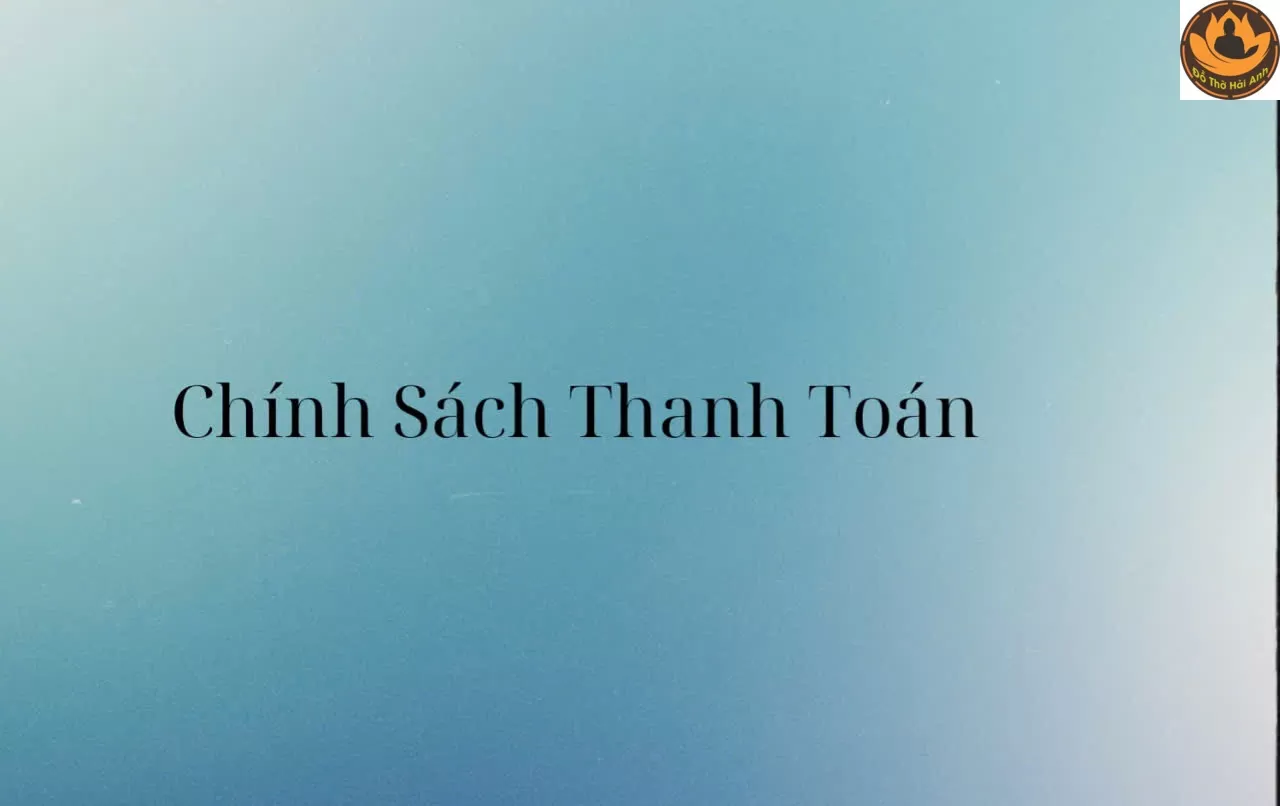 Chính sách thanh toán