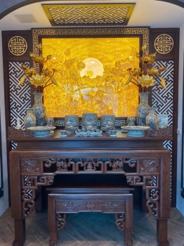 Đồ Thờ Hải Anh Triển Khai Công Trình Phòng Thờ Gia Tiên Cho Chú Hải ở Hai Bà Trưng - Hà Nội ngày 14.5.2025