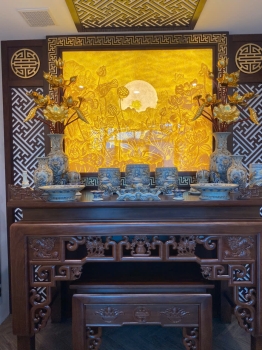 Đồ Thờ Hải Anh Triển Khai Công Trình Phòng Thờ Gia Tiên Cho Chú Hải ở Hai Bà Trưng - Hà Nội ngày 14.5.2025