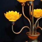 Đèn Sen Bình Hoa Lưu Ly 7 Bông