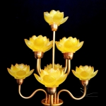 Đèn Sen Bình Hoa Lưu Ly 7 Bông