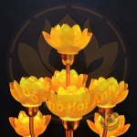 Đèn Sen Bình Hoa Lưu Ly 7 Bông