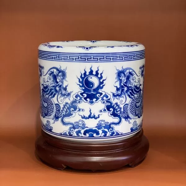 Bát Hương Trường Phúc Men Lam