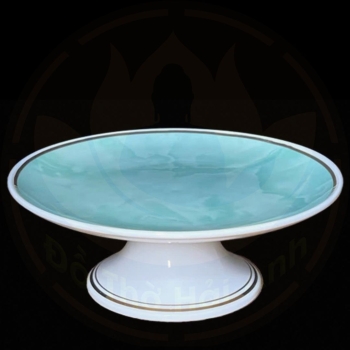 Mâm Bồng Xanh Lam – Đồ Thờ Cúng Thanh Tịnh & Phong Thủy An Lành