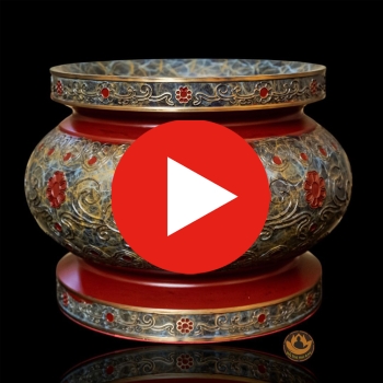 Bát Hương Đồng Hoa Văn Cao Cấp – Sang Trọng, Trang Nghiêm
