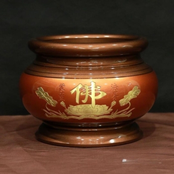 Bát Hương Bằng Đồng Hoa Sen Chữ Phật Cao Cấp - Trang Nghiêm và Sang Trọng