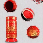 Ống Hương Gấm Đỏ Vàng – Đồ Thờ Cúng Sang Trọng & Phong Thủy Cát Tường