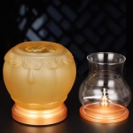 Đèn Dầu Lưu Ly Viền Hoa – Đồ Thờ Cúng Cao Cấp & Ánh Sáng Phúc Lành
