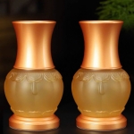 Lọ Hoa Lưu Ly Viền Hoa – Đồ Thờ Cúng Sang Trọng