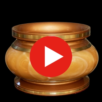 Bát Hương Ngọc Viền Đồng Cao Cấp – Hoa Văn Sang Trọng, Trang Nghiêm Bàn Thờ