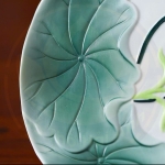 Mâm Bồng Sen Nổi Màu Đỏ Cao Cấp – Đồ Thờ Cúng Nhập Khẩu Sang Trọng, Tăng Vượng Khí Gia Đạo