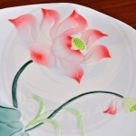 Mâm Bồng Sen Nổi Màu Đỏ Cao Cấp – Đồ Thờ Cúng Nhập Khẩu Sang Trọng, Tăng Vượng Khí Gia Đạo