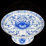 Mâm Bồng Sen Nổi Trắng Xanh – Đồ Thờ Cúng Thanh Tịnh & Phong Thủy An Lành