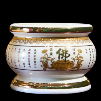 Bát Hương Sứ Tâm Kinh Trắng – Thanh Tịnh Tối Giản, Hiển Lộ Phật Tâm