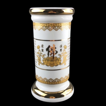 Ống Hương Tâm Kinh Trắng – Đồ Thờ Cúng Thanh Tịnh & Linh Thiêng