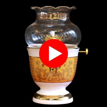 Đèn Dầu Tâm Kinh Vàng Chữ Phật – Ánh Sáng Linh Thiêng & Phong Thủy Cát Tường