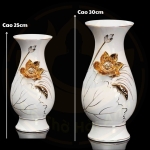 Lọ Hoa Trắng Kim Sen Nổi