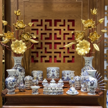 Bộ ban thờ Vàng Kim Tài Vượng - 1m70x81