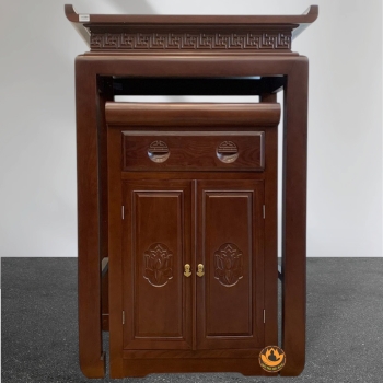 Bàn Thờ Hiện Đại, Bàn Thờ Gia Tiên , Bàn Thờ Phật Bằng Gỗ Sồi (89*61*127cm)