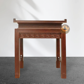 Bàn Thờ Gia Tiên, Bàn Thờ Phật, Gỗ Hương Màu Óc Chó, Kích thước