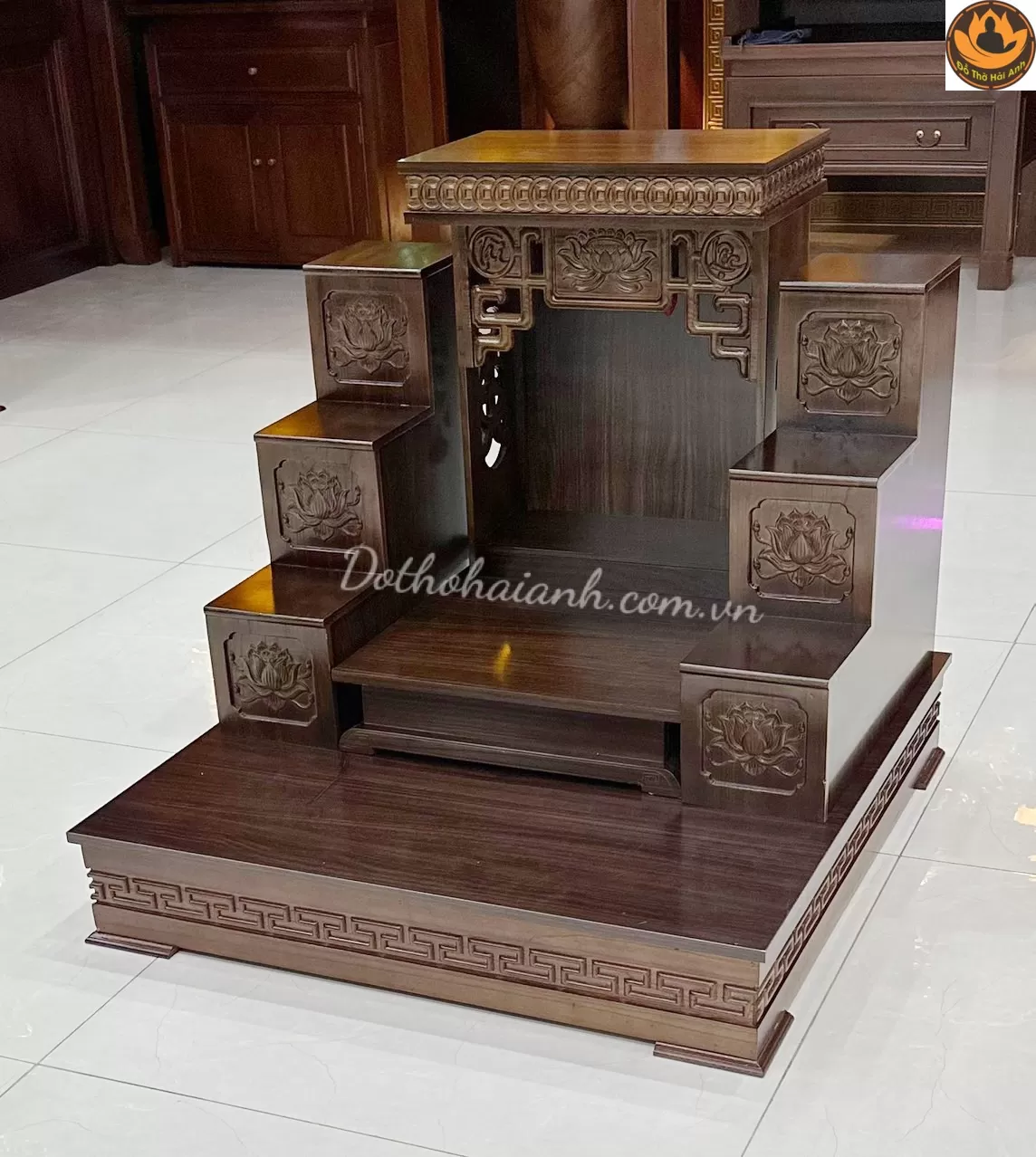 Ban Thần Tài Hiện Đại Sen Phủ Màu 631