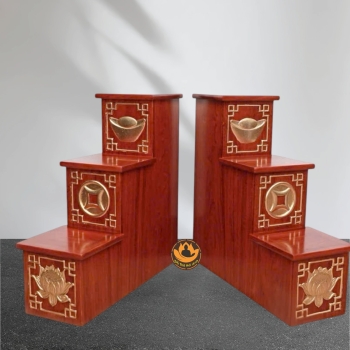 Tam Cấp Bàn Thờ Thần Tài Thái Hòa Hưng Vượng