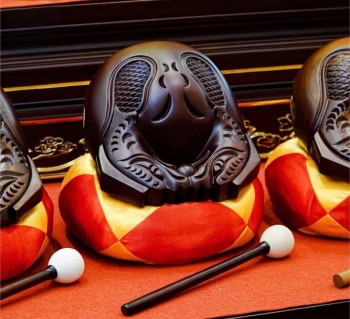 Mõ Đài Loan Gỗ Teak Quế Mộc – Âm Tròn Vang Xa, Gỗ Tự Nhiên Cao Cấp, Chạm Rồng Tinh Xảo