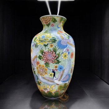 Bình Chum Béo Gốm Sứ Phong Thủy Hút Tài Lộc, Vượng Khí | Bát Tràng