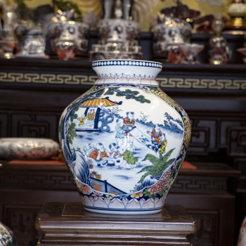 Bình Hút Lộc Nhị Cảnh Bách Nhi Bách Phúc