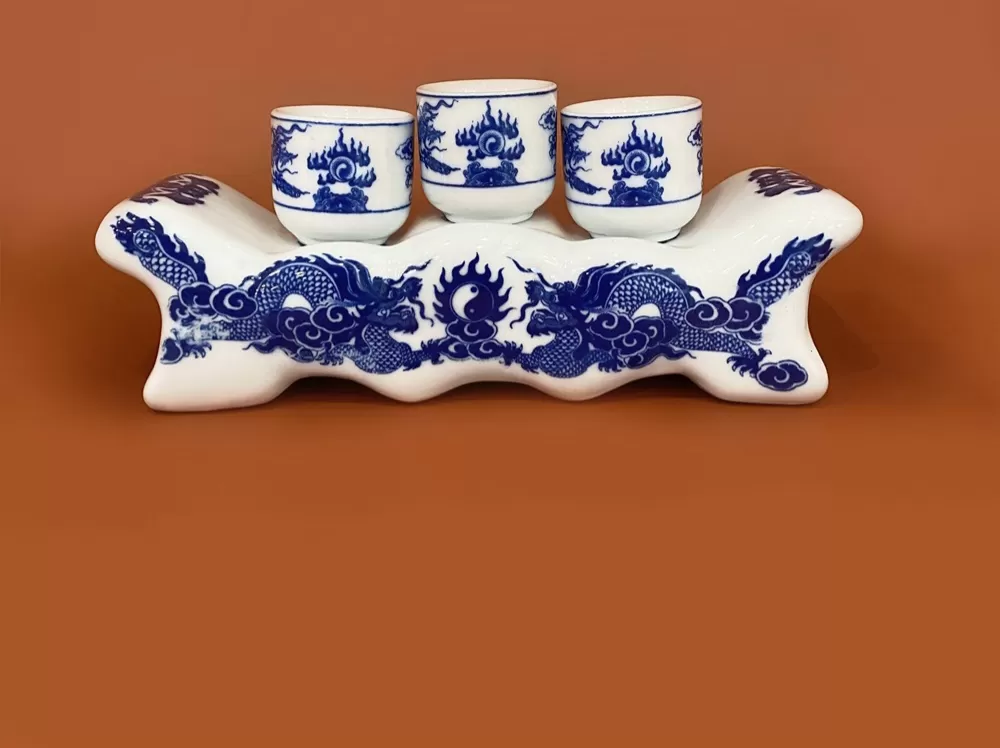 Kỷ Ngai Rồng Decal Men Lam