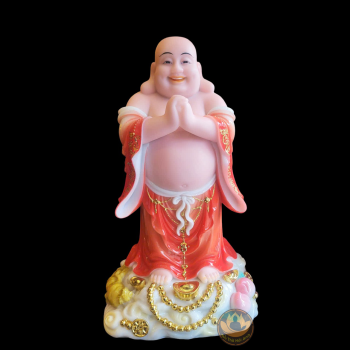 Tượng Di Lặc Đứng Đá Thạch Anh Đỏ Đài Loan 19