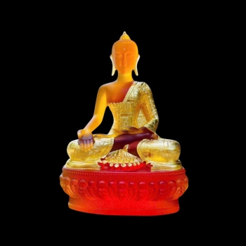 Tượng thất phật dược sư lưu ly cao cấp dát vàng