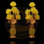 Đèn Lưu Ly 7 bông Sen Lọ Nhôm