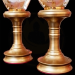 Đèn Thờ Phật Pha Lê Oval Mái Chùa – Bền, Sang Trọng & Trang Nghiêm